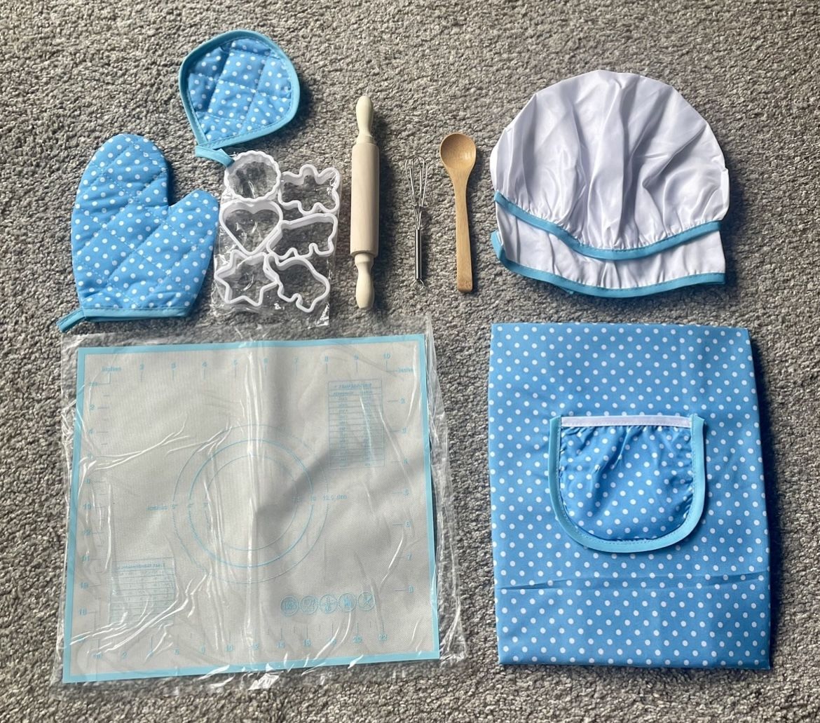 Kid’s Children Play Kitchen Cooking Baking Chef Set