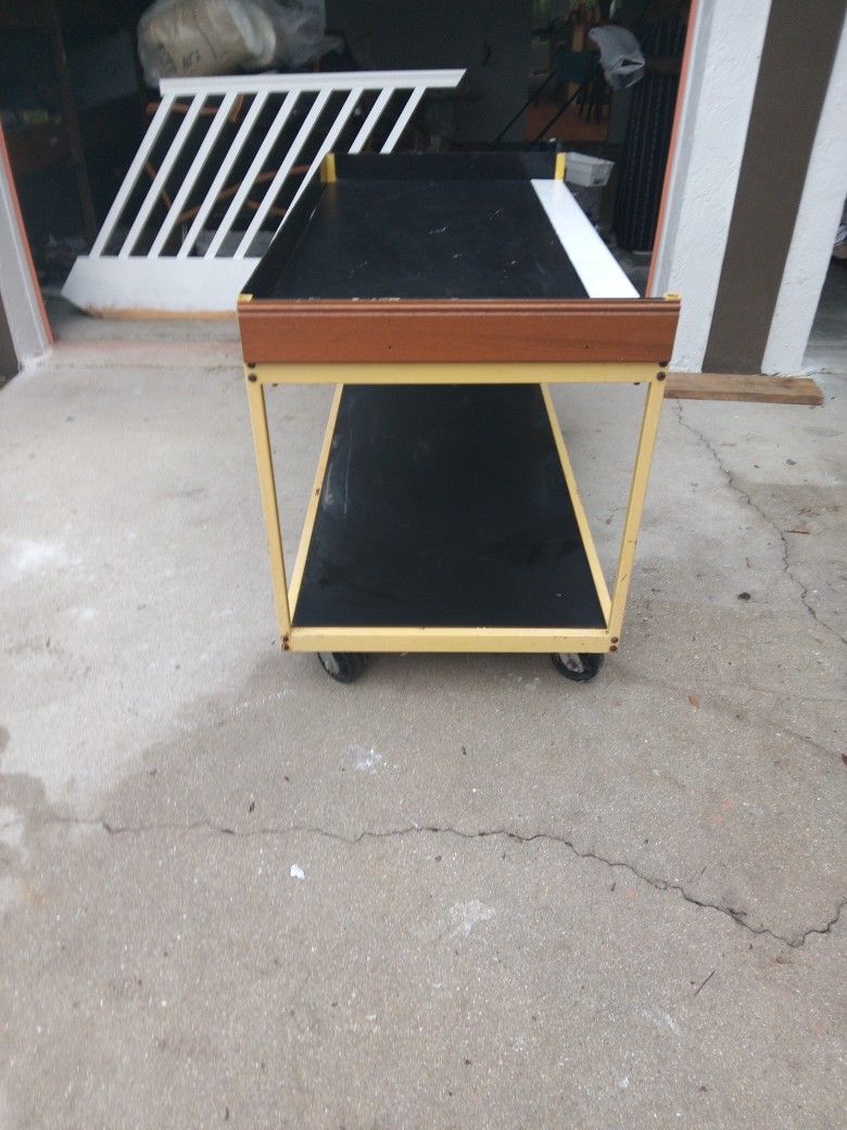 Sturdy Metal Cart 60x30x37