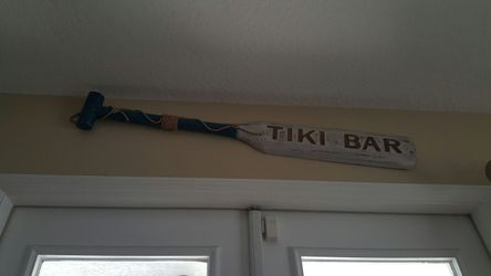 Large Tiki Paddle! Perfect condition