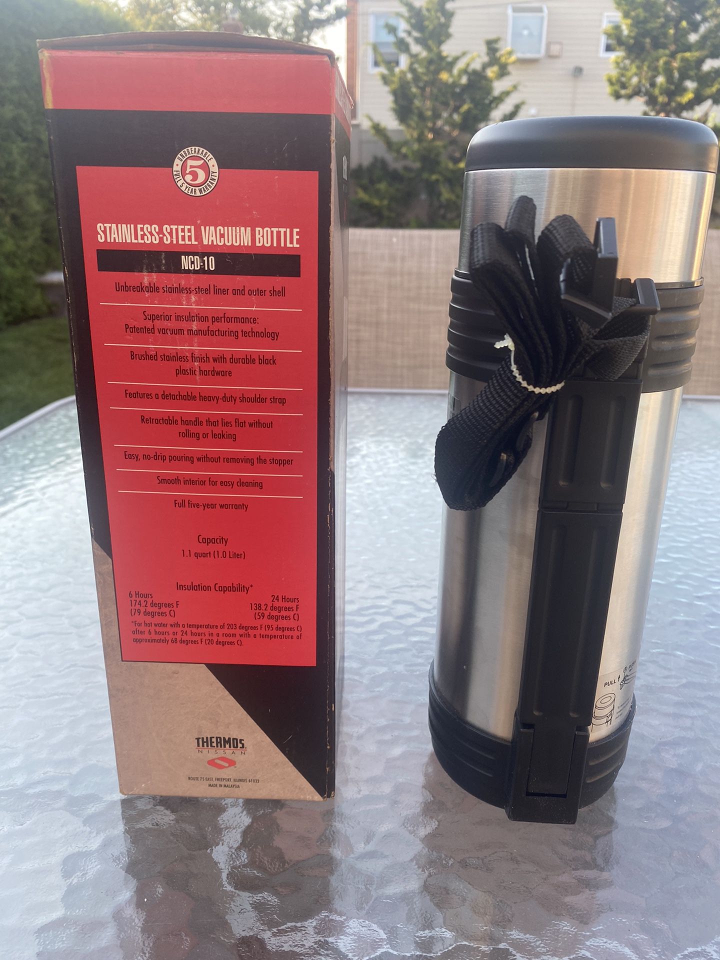 STANLEY STAINLESS STEEL THERMOS 1.1 QUART VACUUM Big USA 1 Liter for Sale  in Phoenix, AZ - OfferUp