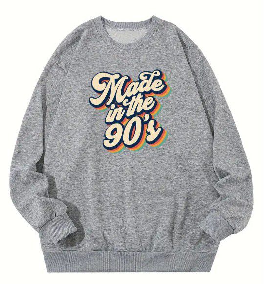 New Made In The 90s Sweatshirt MEDIUM 