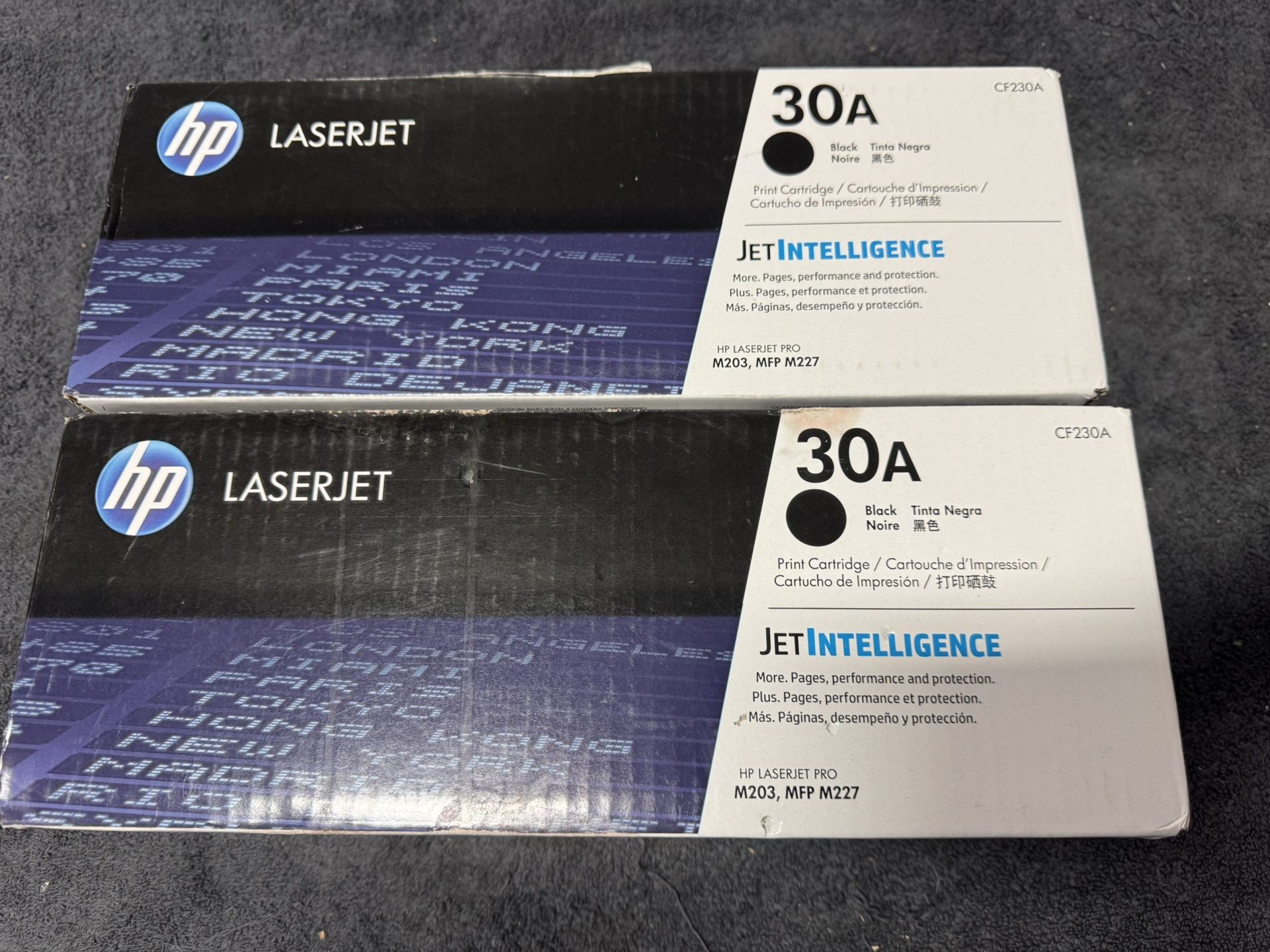 HP 30A Black Original LaserJet Toner Cartridge 1,600 pages, CF230A Set Of 2