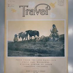 Vintage 1918 "Travel" Magazine, New York.