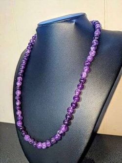 New Gorgeous 260 Carat TW Natural Amethyst Necklace