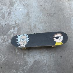 Rick And Morty Skateboard Custom 
