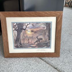 Picture print in frame
