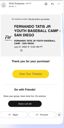 Fernando Tatis baseball camp for kids