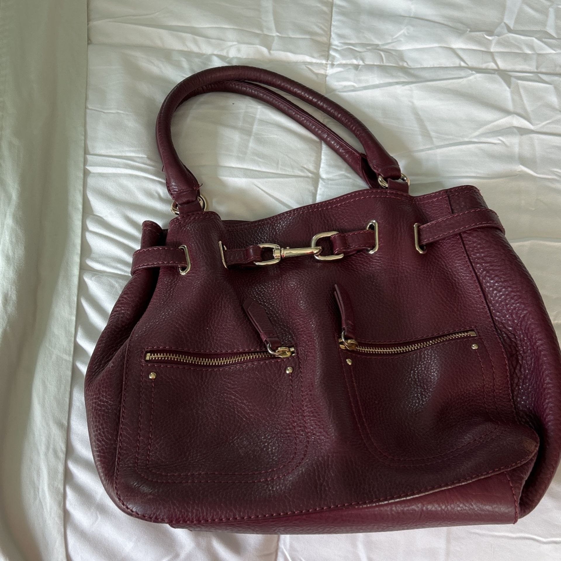 Gorgeous Burgundy Cole-Haan Leather Purse