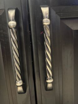 Twisted Bar Cabinet Pull Handles Set of 2