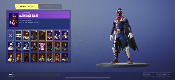 rare fortnite account 40 skins season 3 skull trooper alpine ace and more - fortnite account with skins