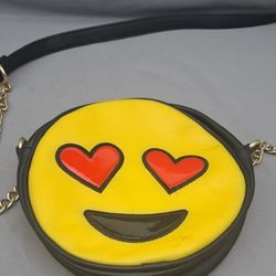 Olivia Miller Handbag Collection, One Size, Smiley Face Emoji Heart Purse