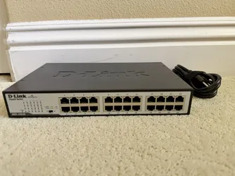 D-Link DGS-1024D 24-Port Gigabit Unmanaged Rack Mount Switch