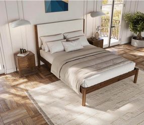 Ardin Solid Wood Bed Frame King Brand New