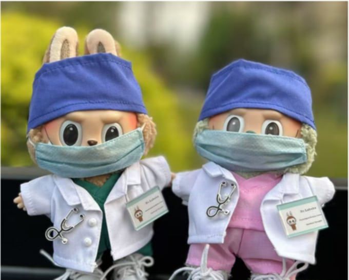 Labubu / Lafufu Dr. Or Nurse Outfit