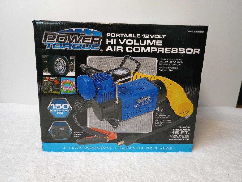 Power Torque Tools Hi Volume Air Compressor - PAC06503