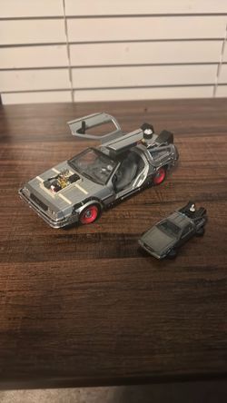 delorean back to the future model cars