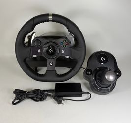 Logitech G920 Driving Force Racing Wheel & Shifter for Xbox One PC - WORKING