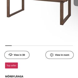 IKEA MorbyLanGa Dining Table For 6