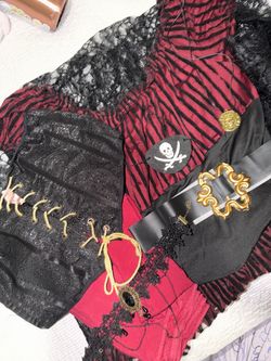Womens Pirate Costume Size Large