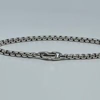 David Yurman Sterling Silver bracelets 4mm, length 8"