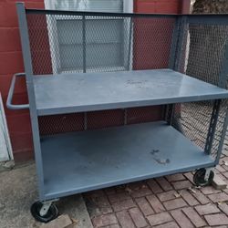 Rolling Welded Steel Picker Cart