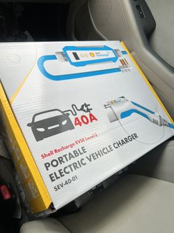 Shell Portable electric vehicle charger