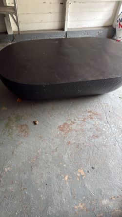 Oval metal Table