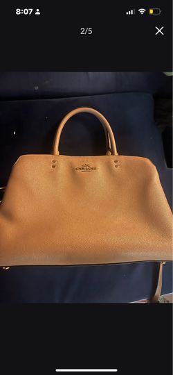 Coach taupe large bag