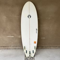 6’4” (50L) Maurice Cole Fish Surfboard with fins included