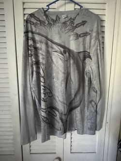 RJ BOYLE swordfish Fishing Shirt XXL spf 50