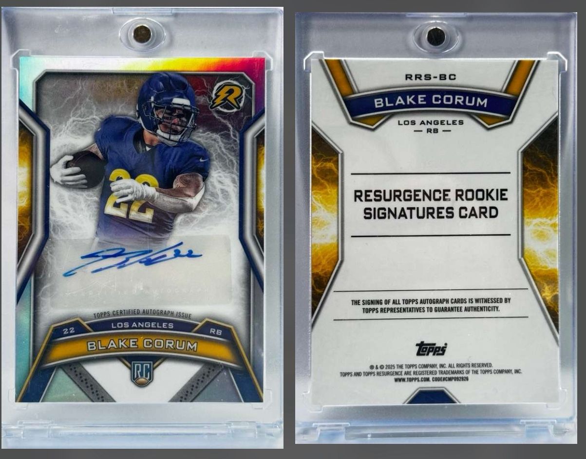 2024 Topps Resurgence - Blake Corum - Resurgence Rookie Signatures