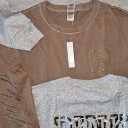 New PINK TEES SIZE LARGE