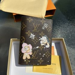 Light Blue Wallet Card Holder