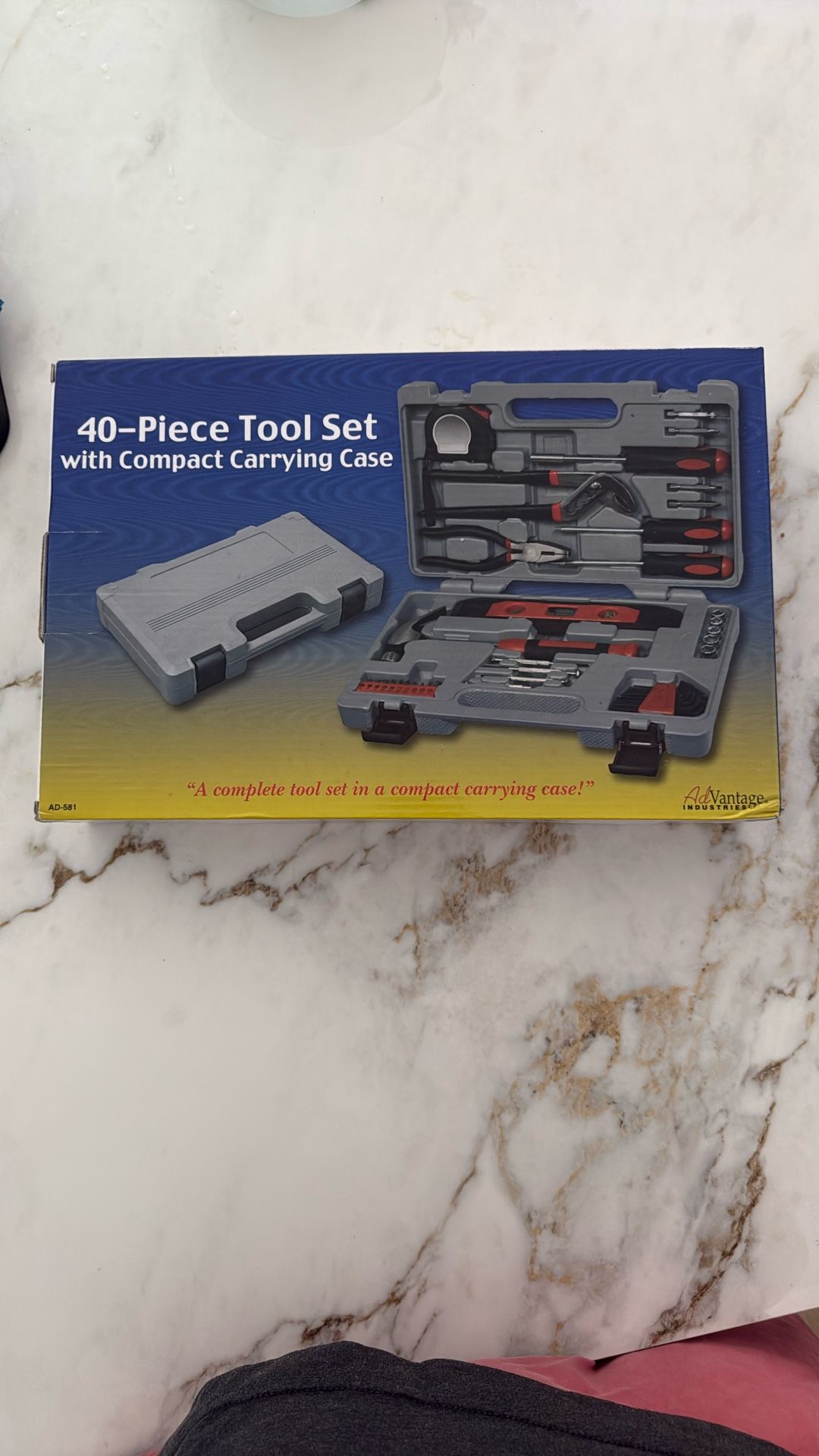 Tool Box With 40 Pieces (brand New, Unopened)