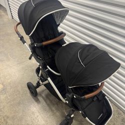 Mockingbird Double Stroller + Bassinet + Carry Bag 