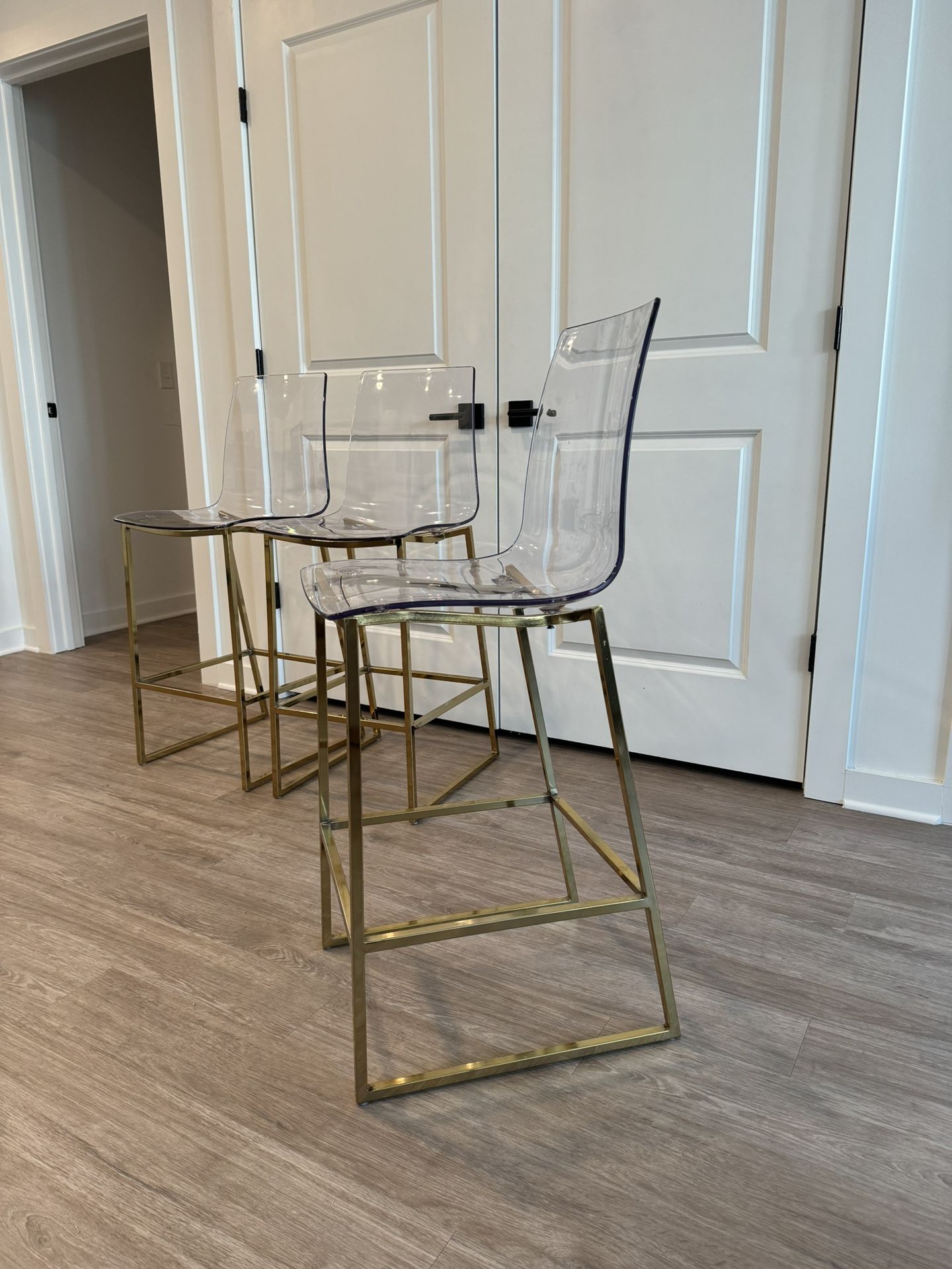 Counter Stool With Metal Frame