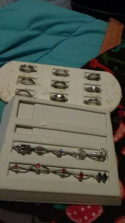 Brand new stainless Steele and sterling silver rings