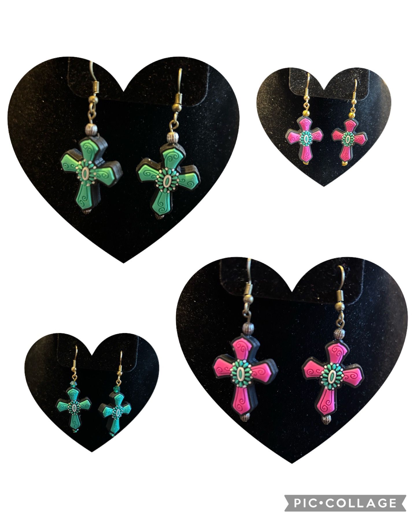 Handmade Cross Earrings