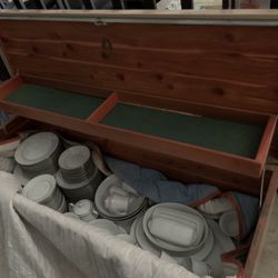 Dish set, fine china, 98 pieces