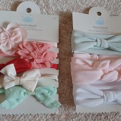 NEW Baby Girl Headbands - 8 Pieces