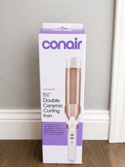 New Conair 1½” Double Ceramic Curling Iron