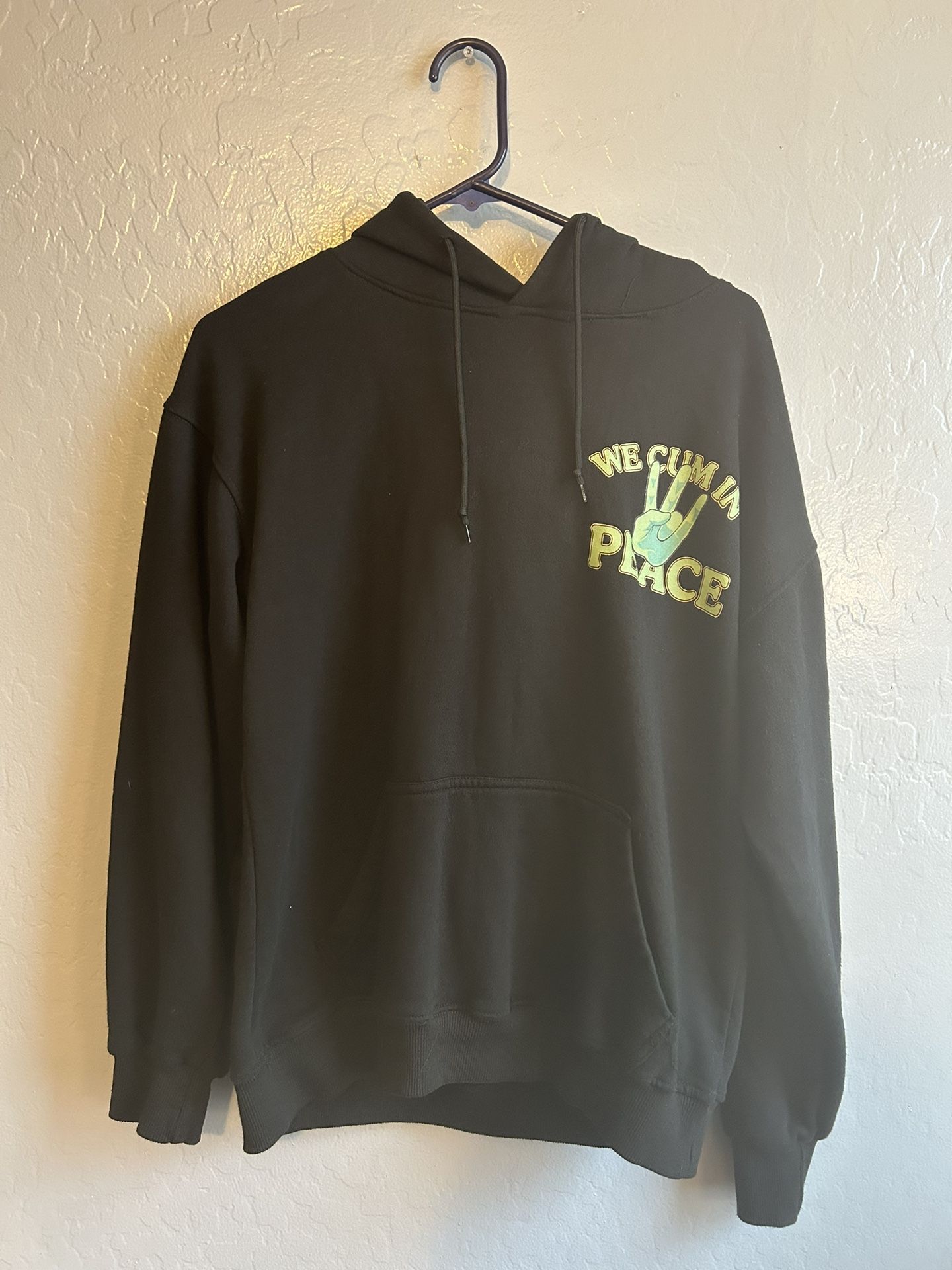 A$$holes Live Forever Hoodie Mens Size Medium We Cum In Peace Alien