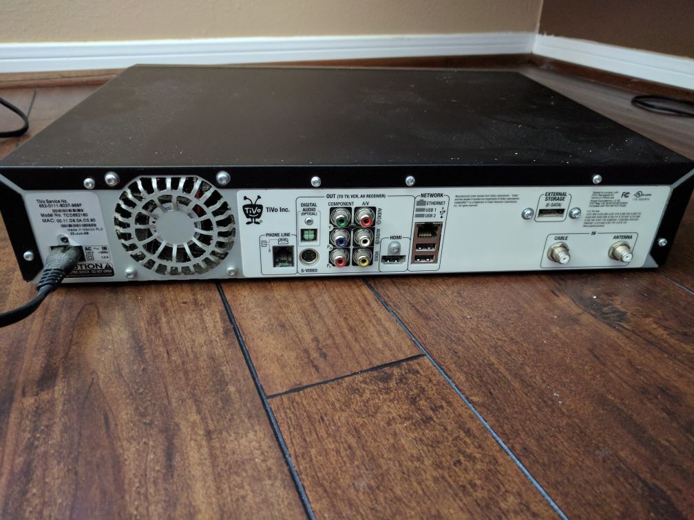 Barely used HD TiVo box