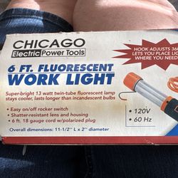 Marked Down ! Chicago Electric Fluorescent Work Light