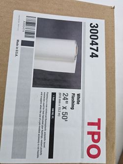 TPO White Flashing And PVC White Flashing
