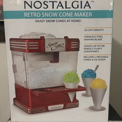 Nostalgia Retro Snow Cone Maker