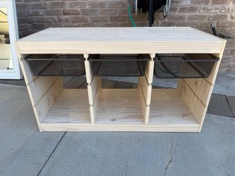 Ikea trofast storage with bins