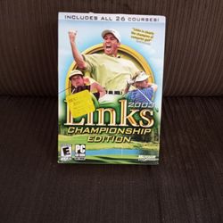 Links 2003 PC Golf Sim Microsoft  Game Studios Never  Opened 