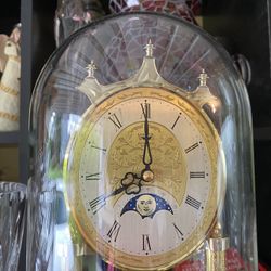 Clocks Antique Glass Tops