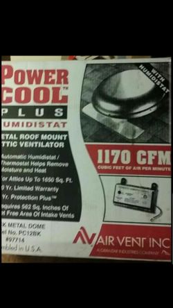 Power Cool / Roof Attic Fan